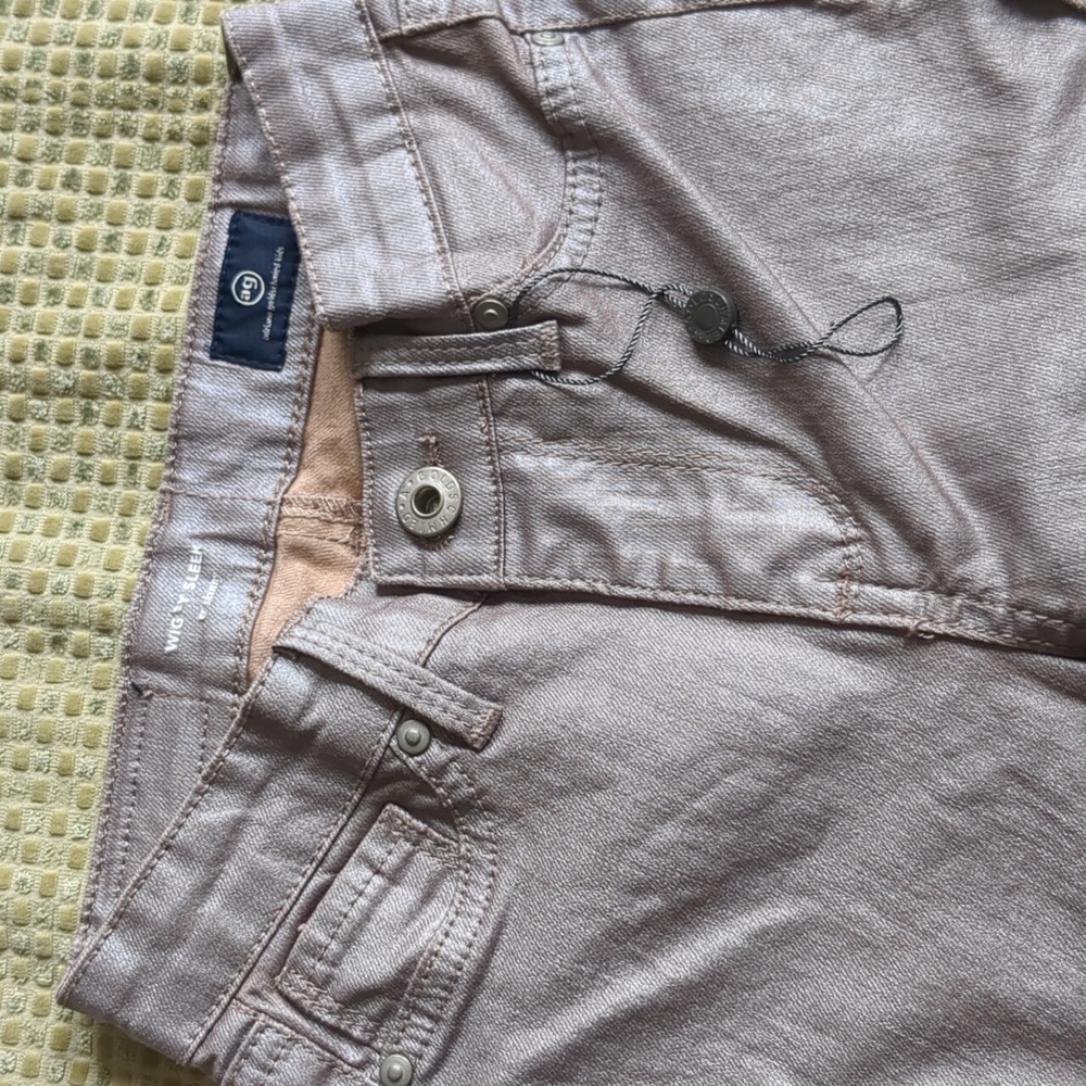 NWOT Twiggy Sleek Silver/Purple Jeans